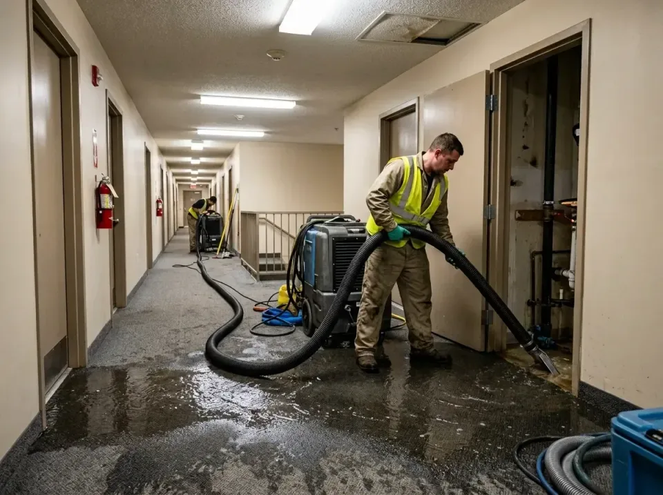 multi-unit-apartment-hallway-f-005 — frequently asked questions, Emergency Burst Pipe Water Extraction & Removal in Hummelst…